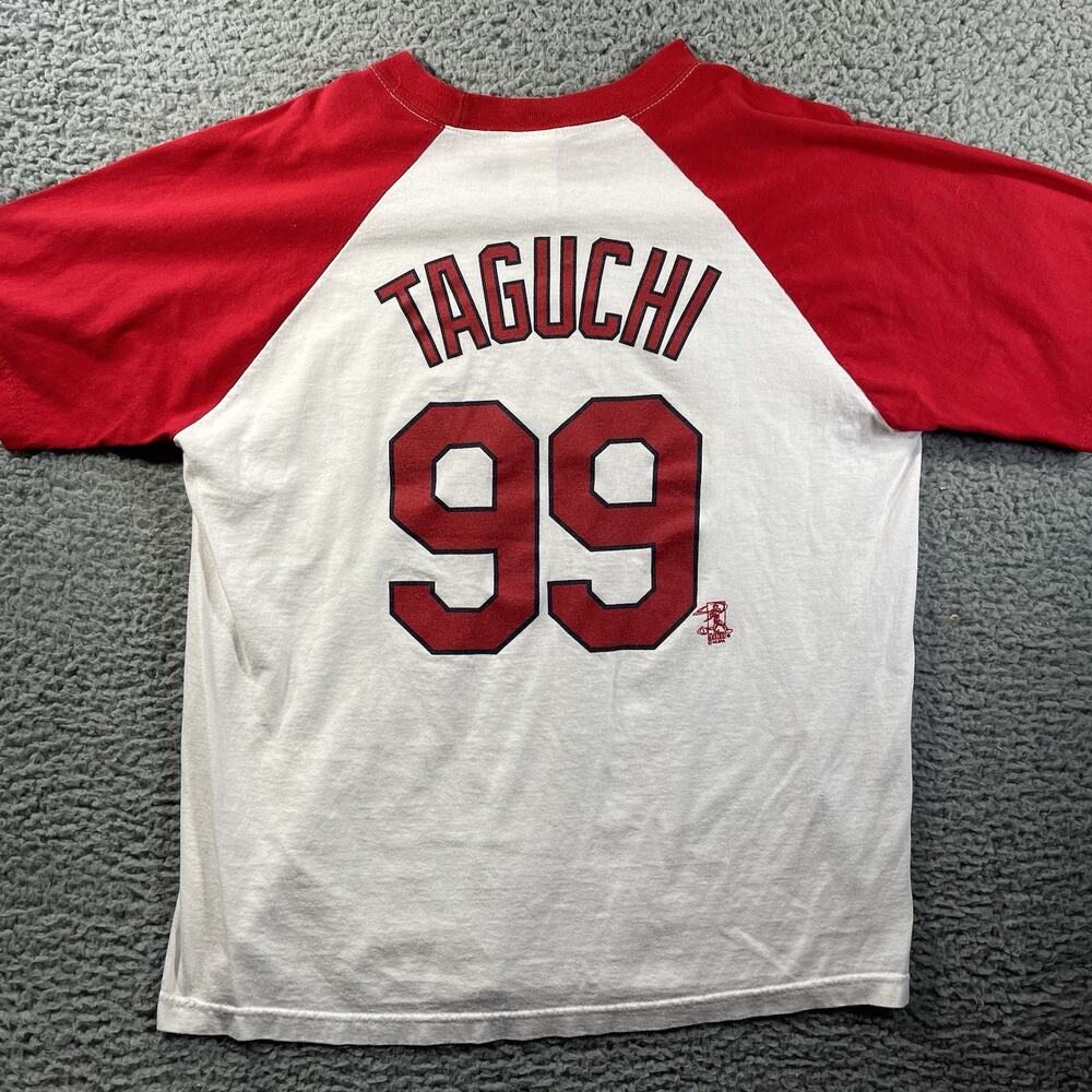 Vintage Majestic St. Louis Cardinals So Taguchi #99 Baseball T-Shirt Men's XL